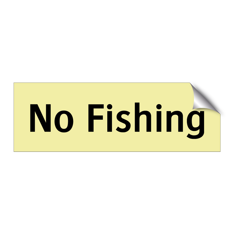 No Fishing