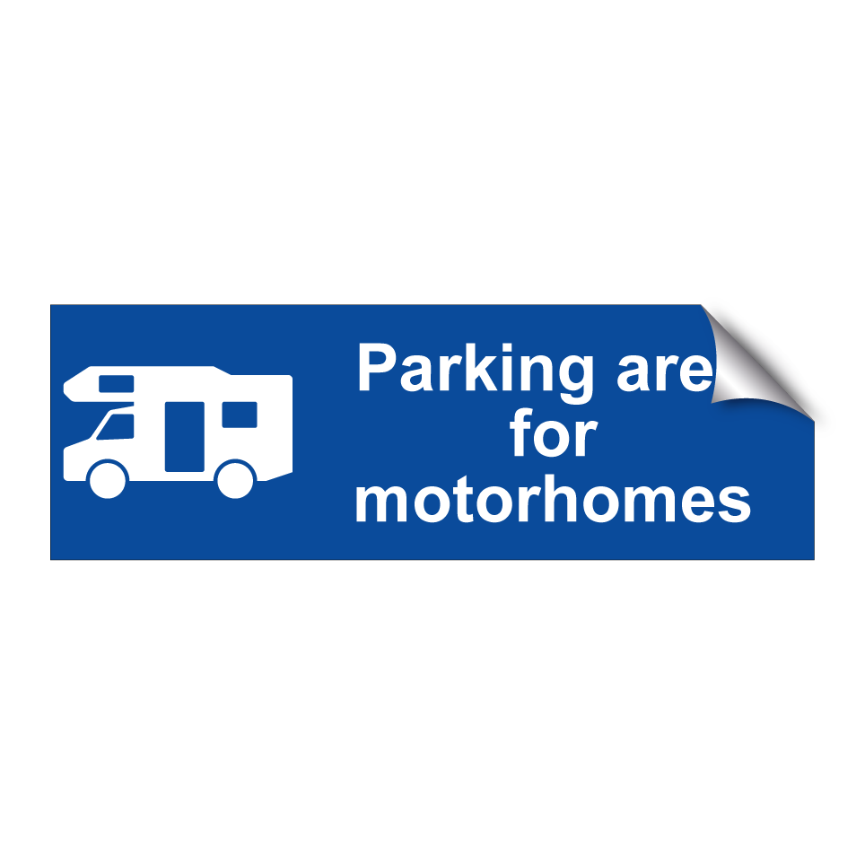 Parking area for motorhomes
