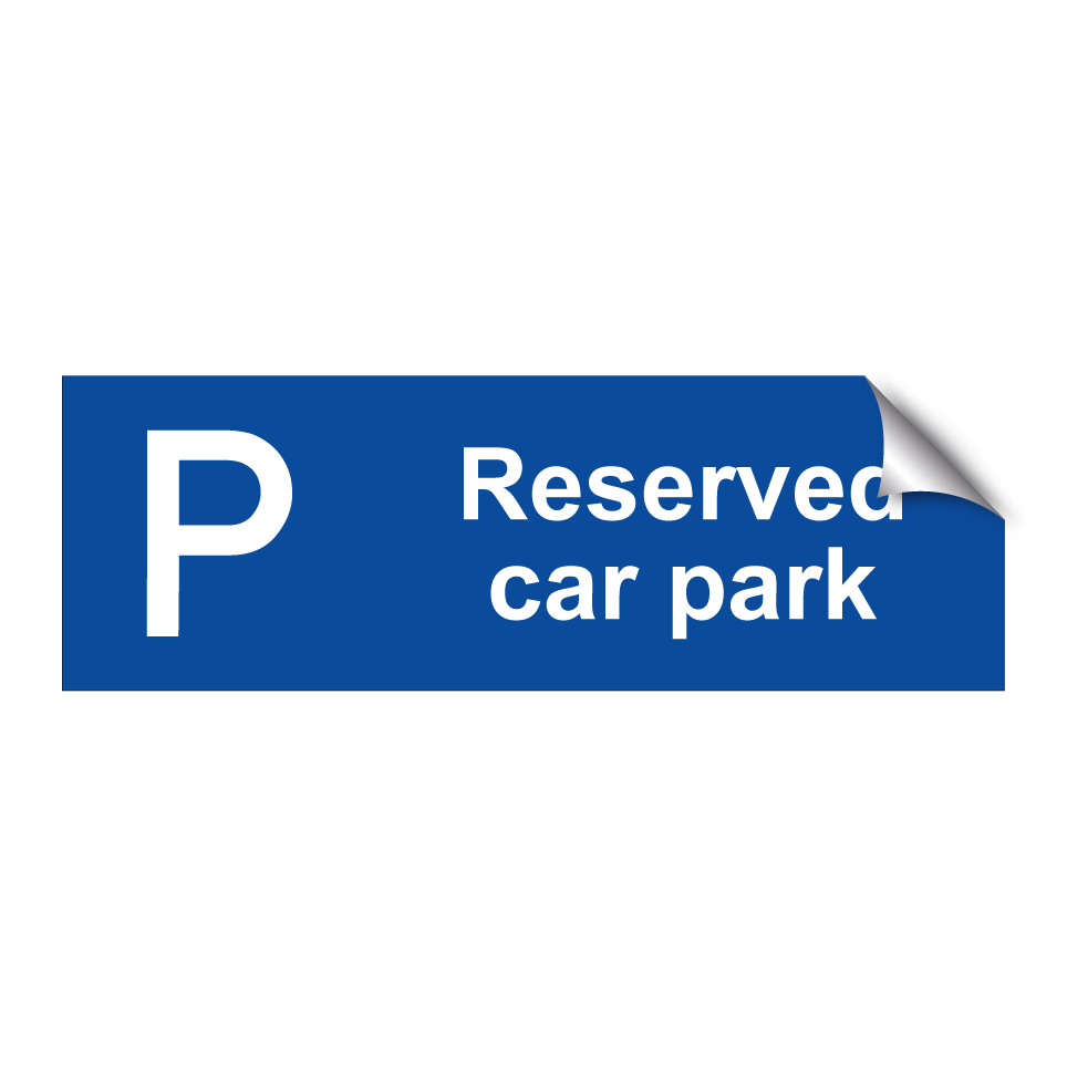 Reserved car park