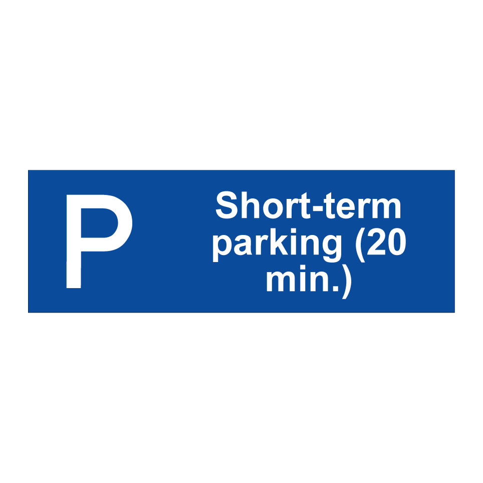 Short-term parking (20 min.)