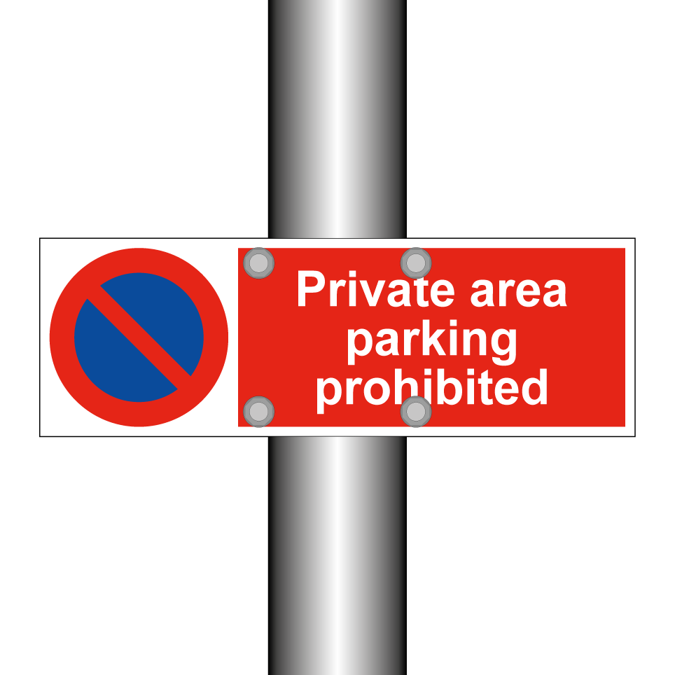 Private area parking prohibited