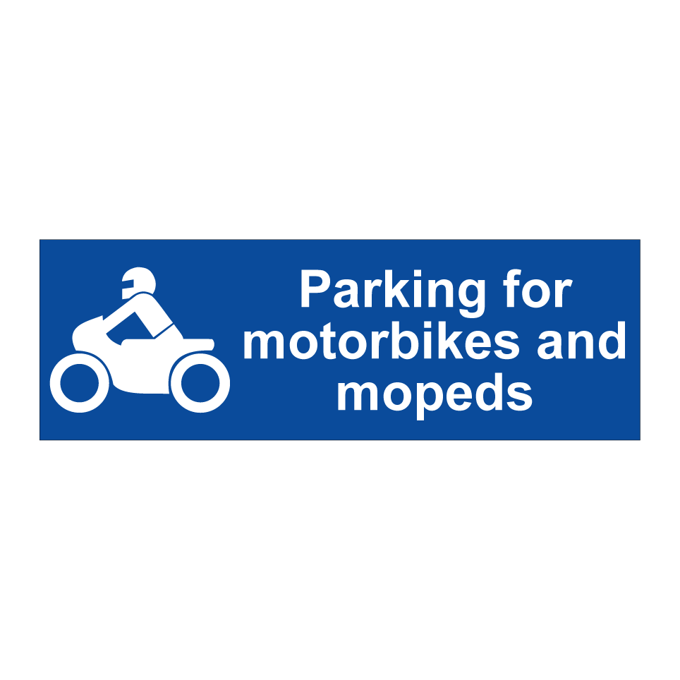 Parking for motorbikes and mopeds