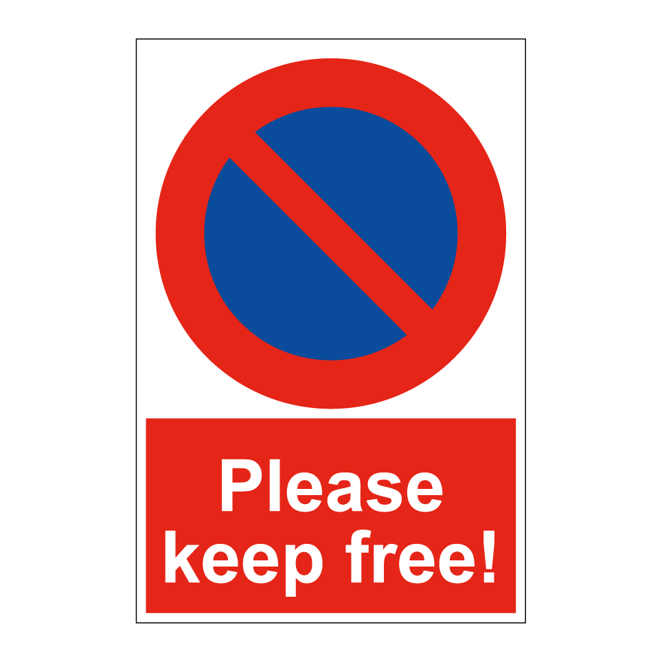Please keep free!