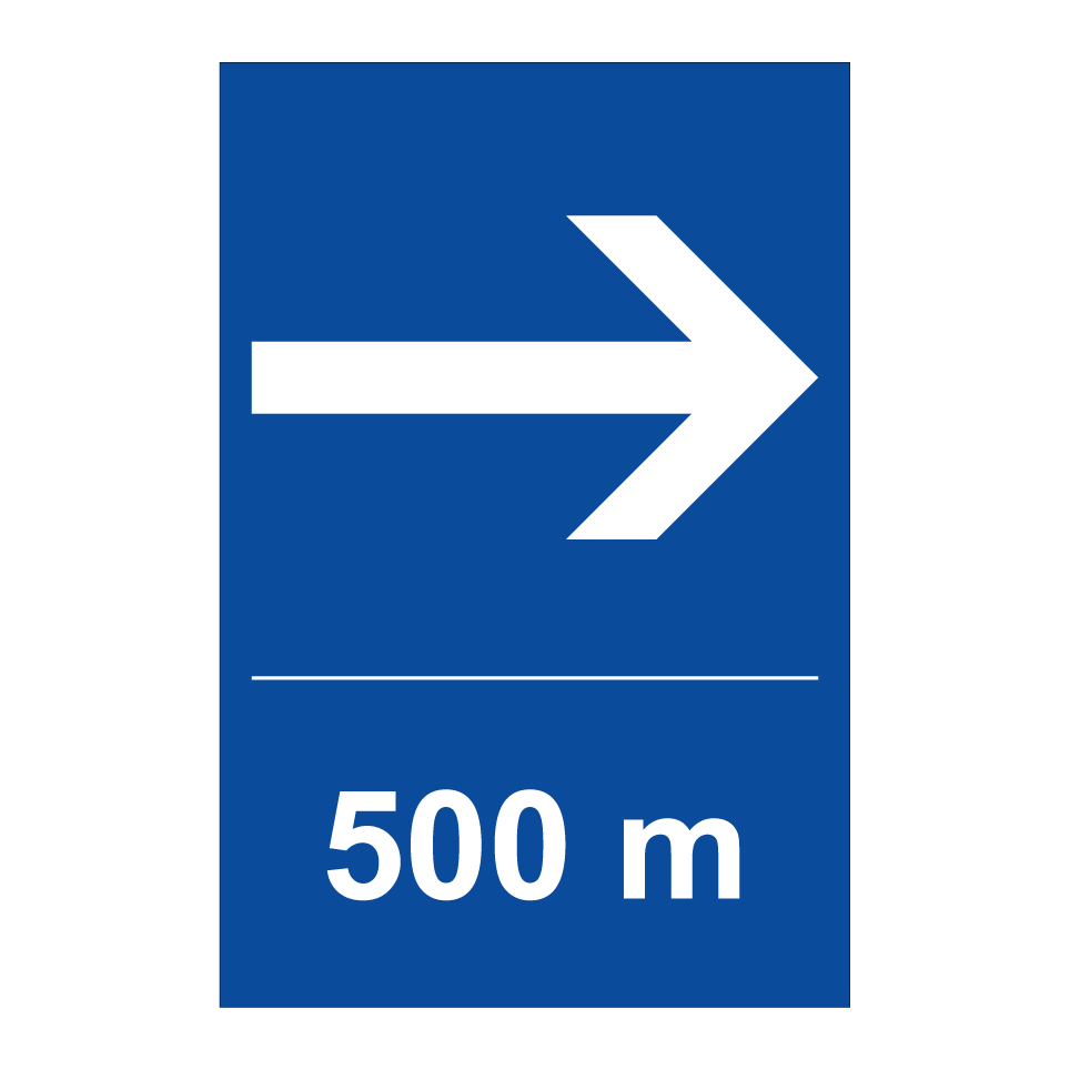 500 m