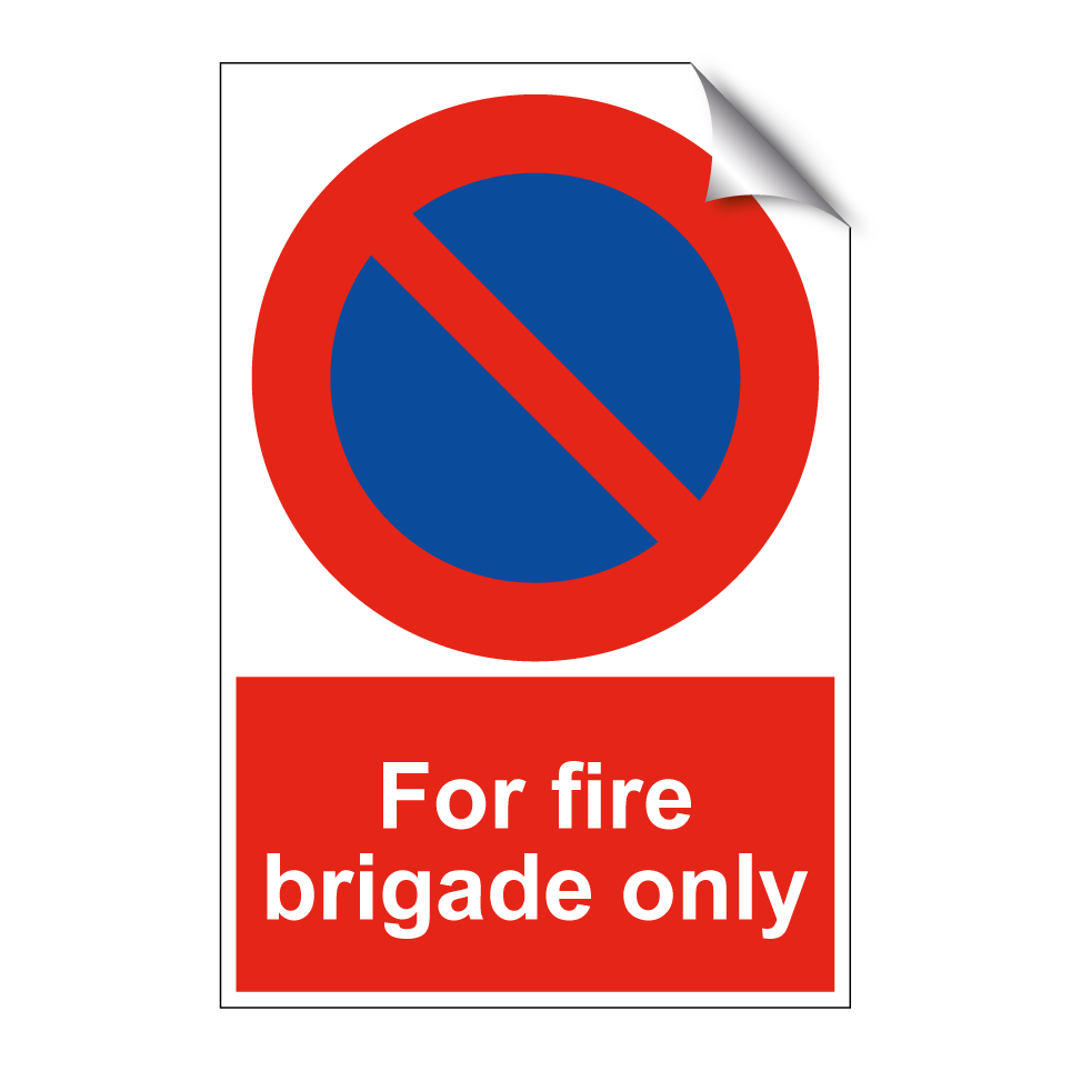 For fire brigade only