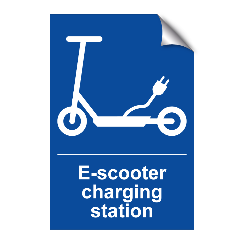 E-scooter charging station