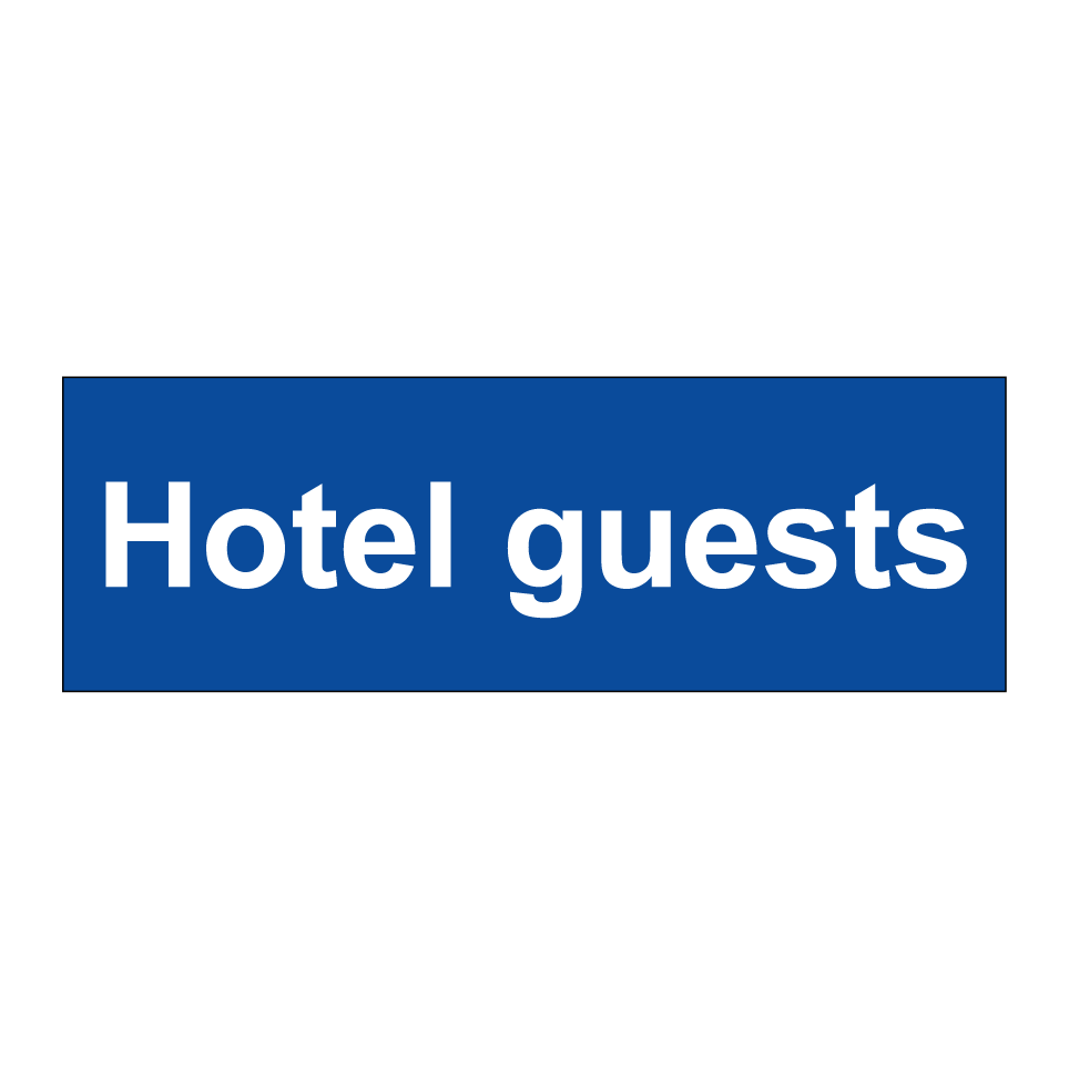 Hotel guests