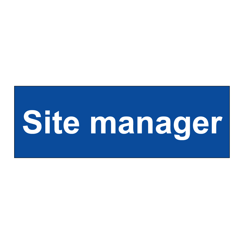 Site manager