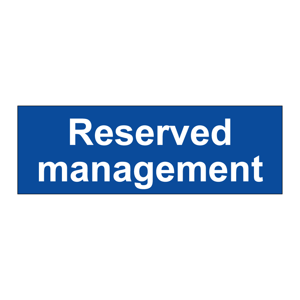 Reserved management