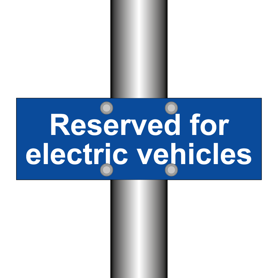 Reserved for electric vehicles