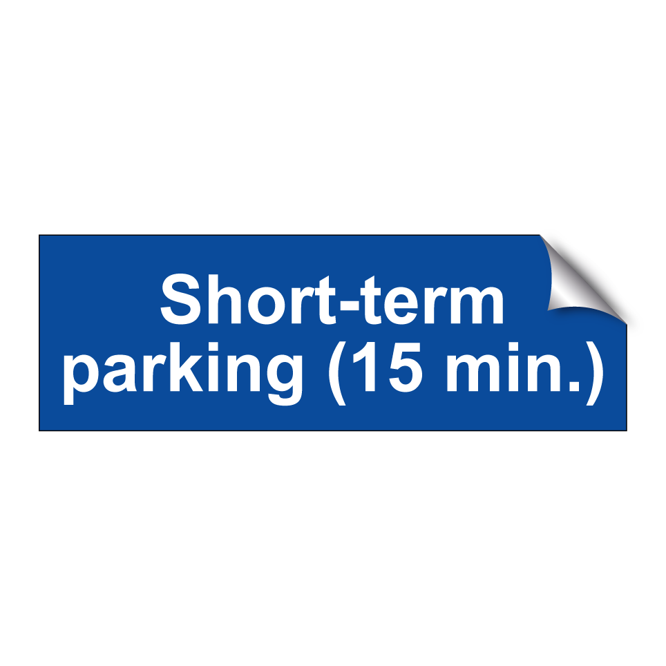 Short-term parking (15 min.)