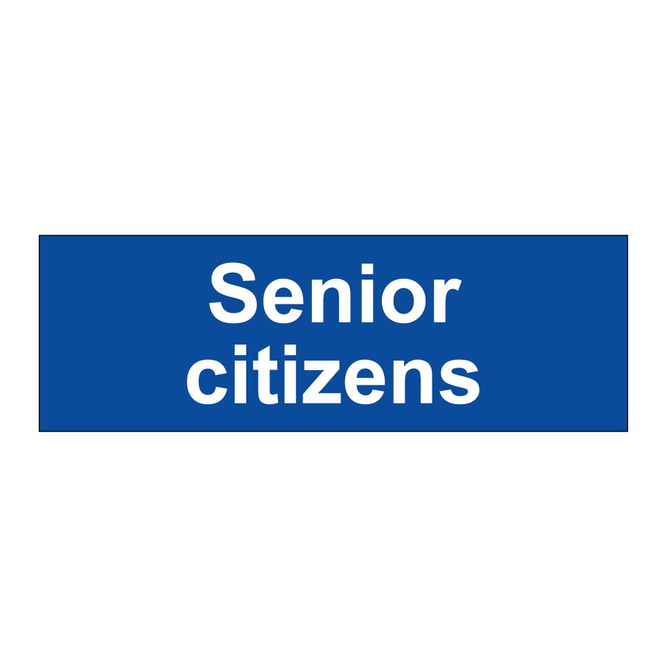 Senior citizens