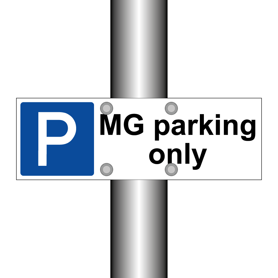 MG parking only