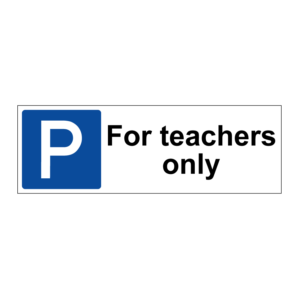 For teachers only