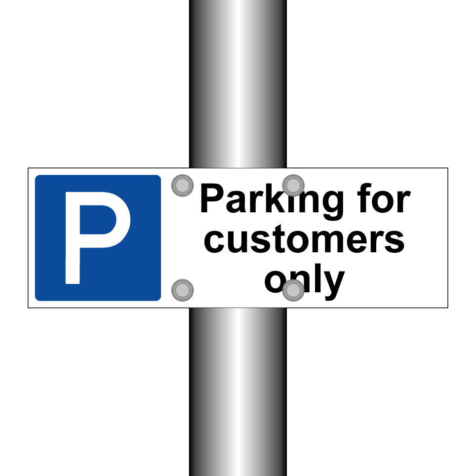 Parking for customers only