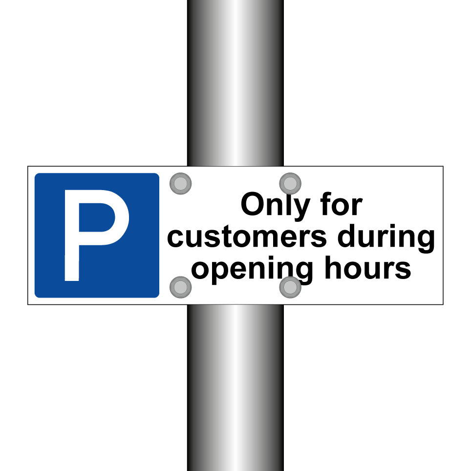 Only for customers during opening hours