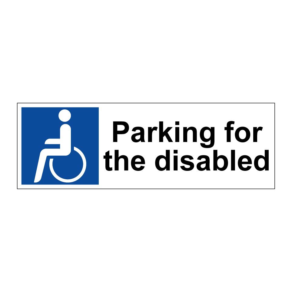 Parking for the disabled