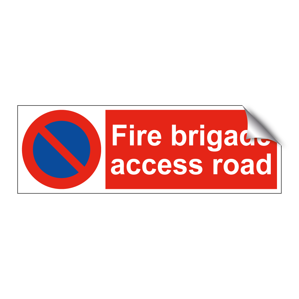 Fire brigade access road