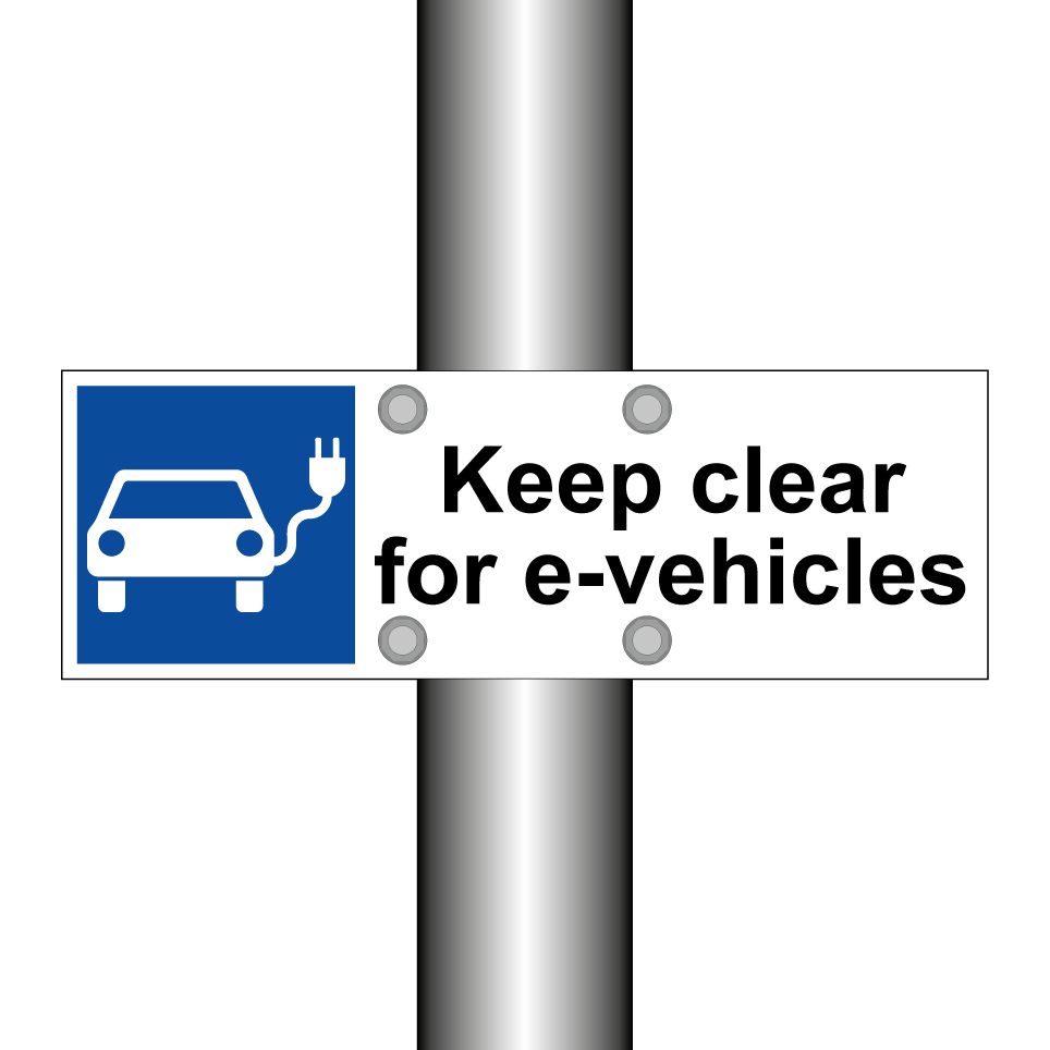 Keep clear for e-vehicles