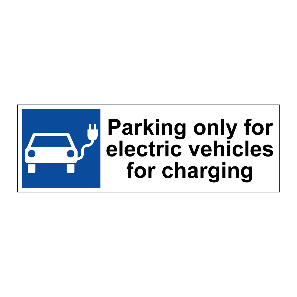 Parking only for electric vehicles for charging