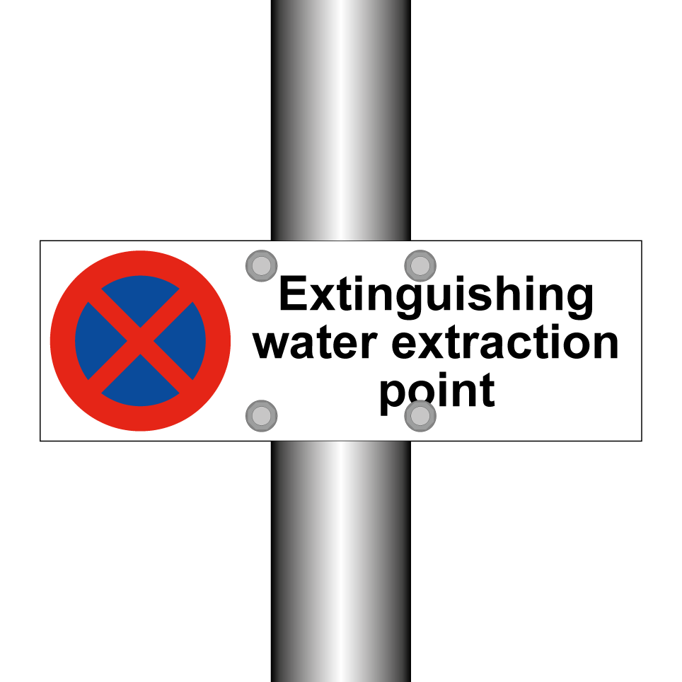 Extinguishing water extraction point