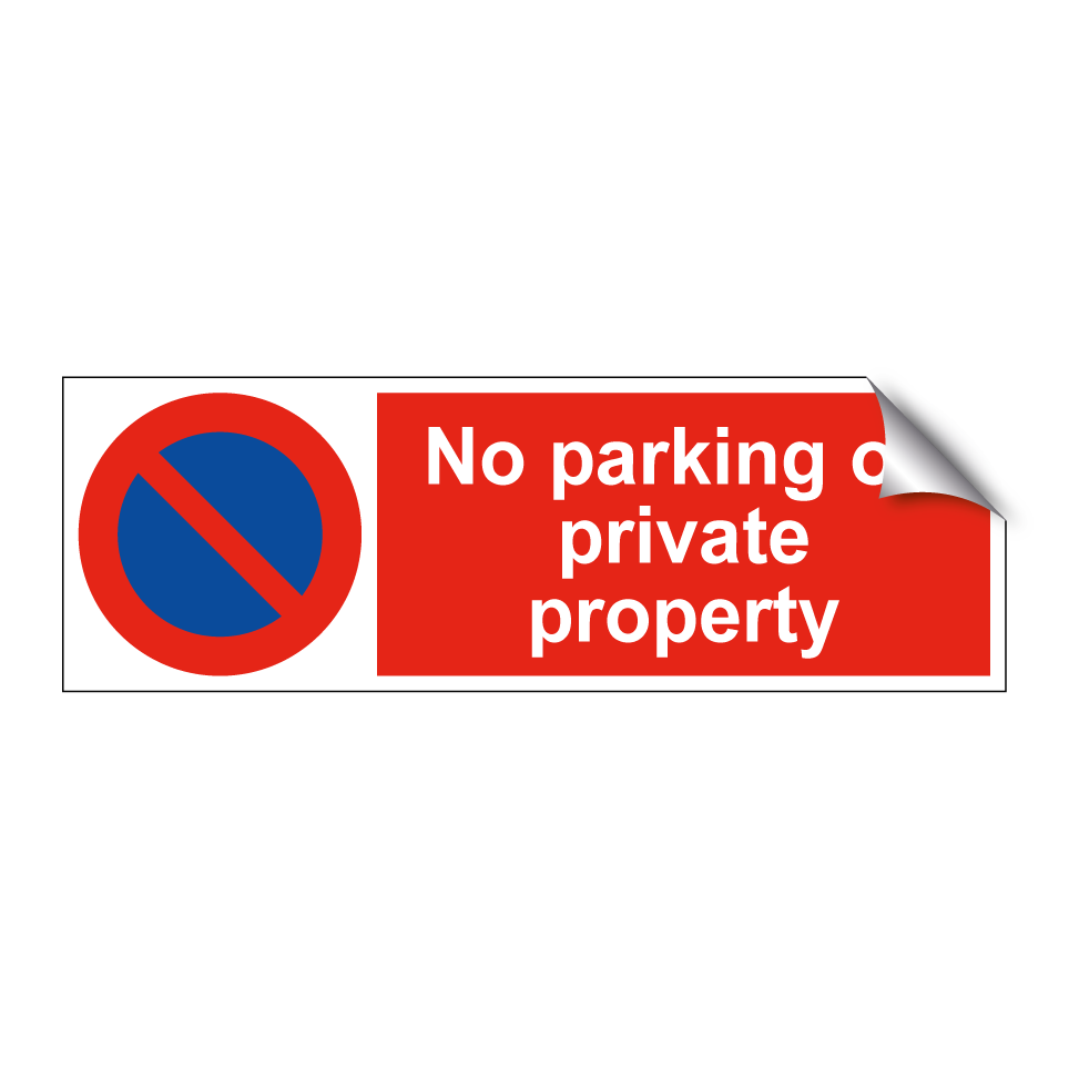 No parking on private property