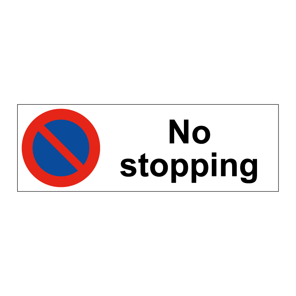No stopping