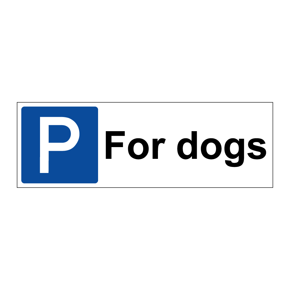 For dogs