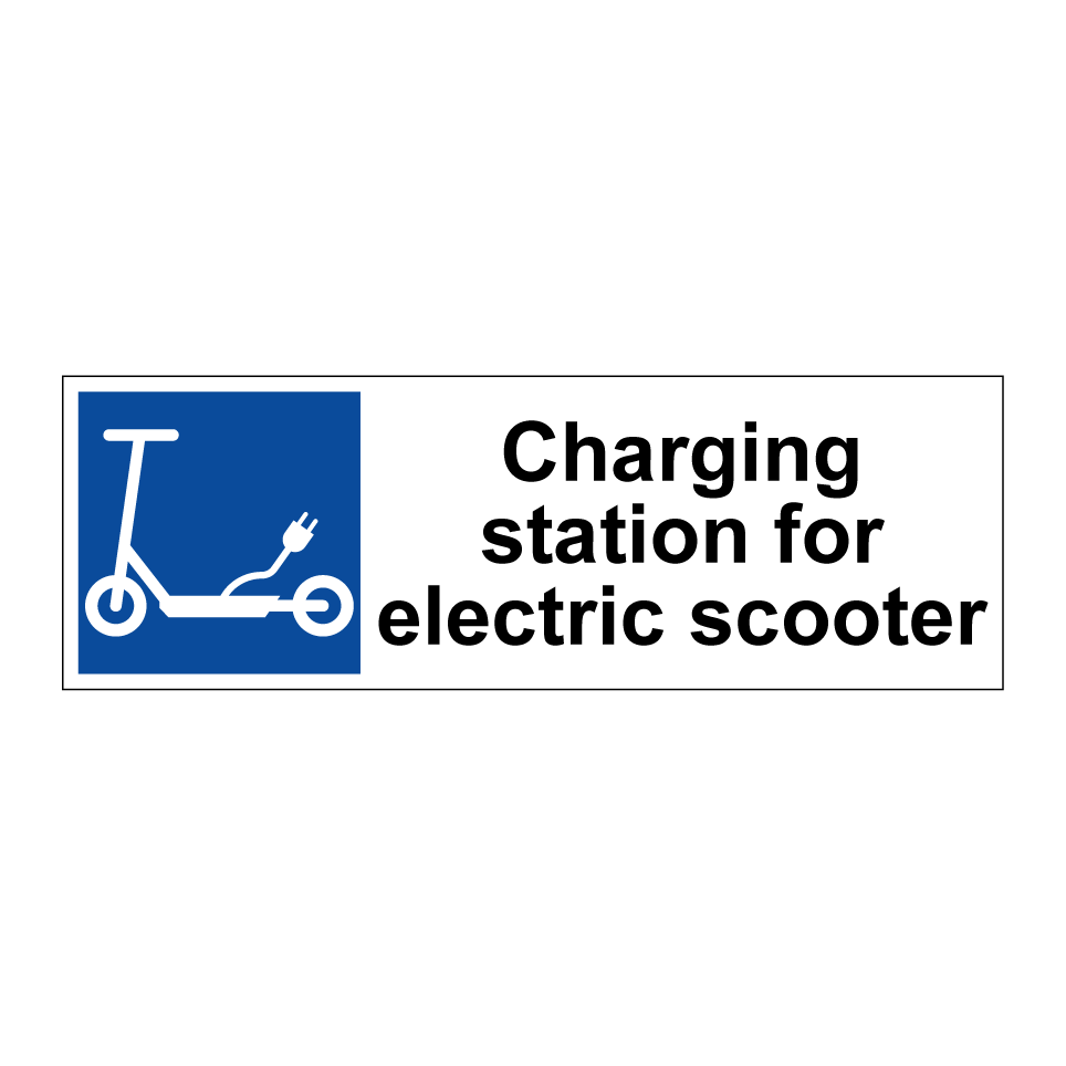 Charging station for electric scooter