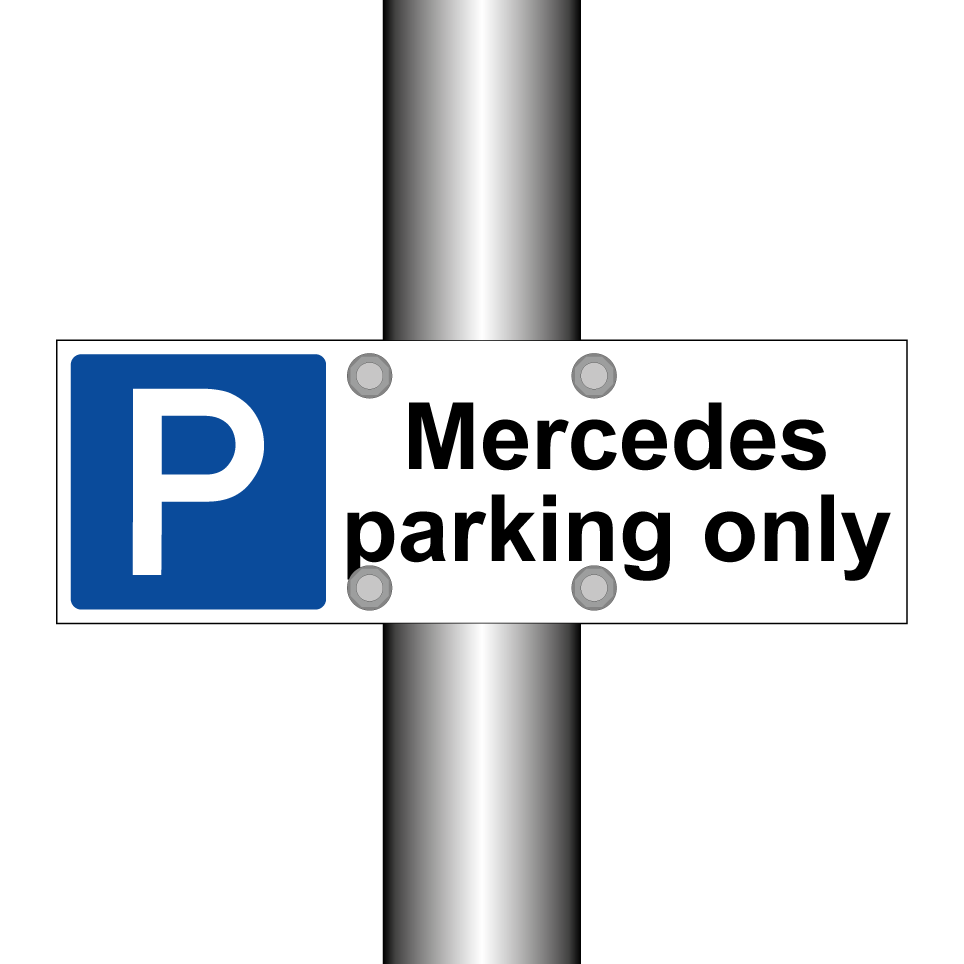 Mercedes parking only