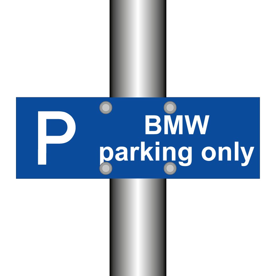 BMW parking only