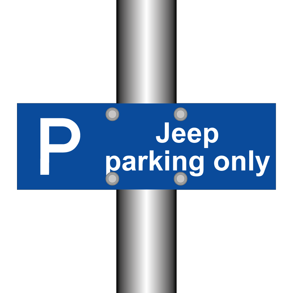 Jeep parking only