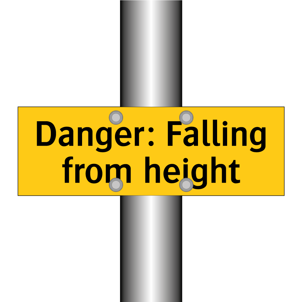 Danger: Falling from height
