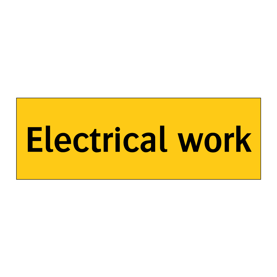 Electrical work