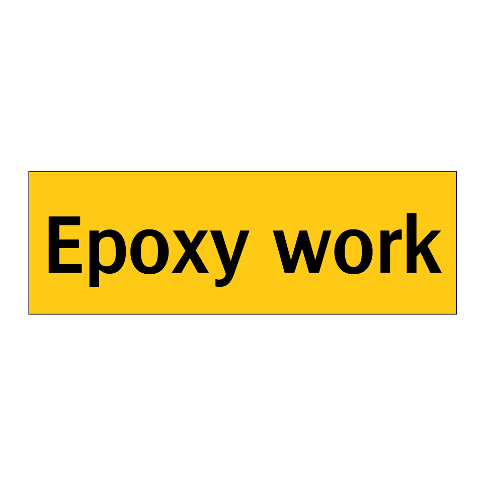 Epoxy work