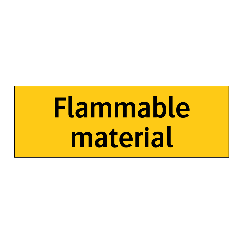 Flammable material