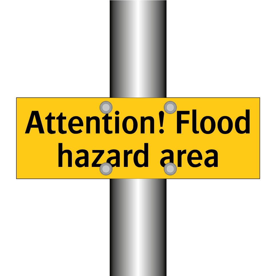 Attention! Flood hazard area
