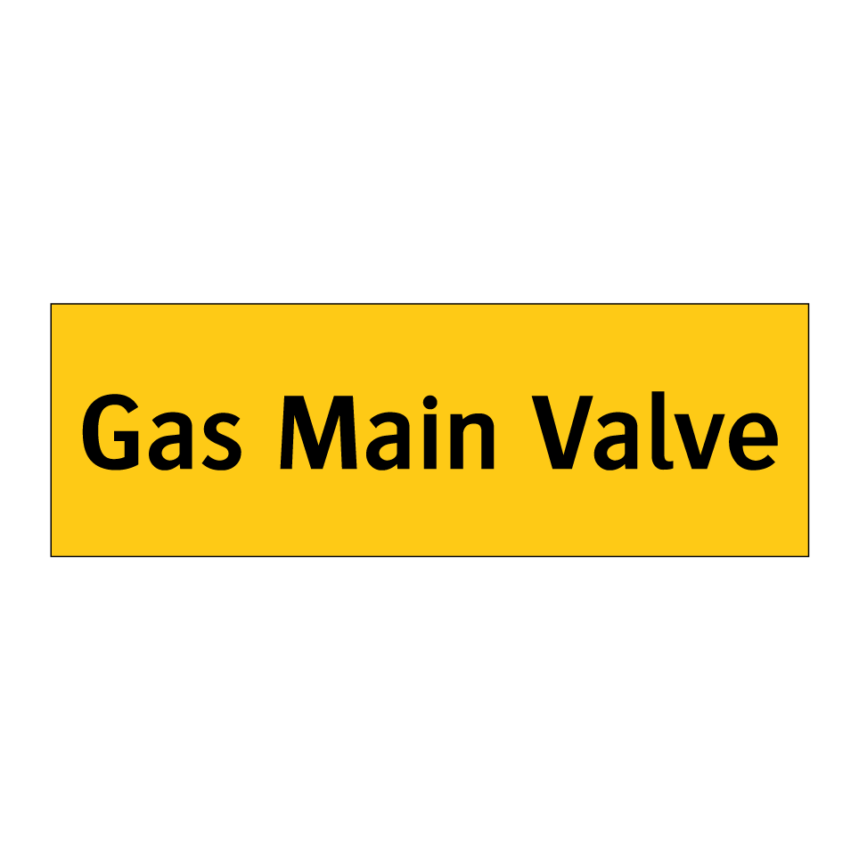 Gas Main Valve