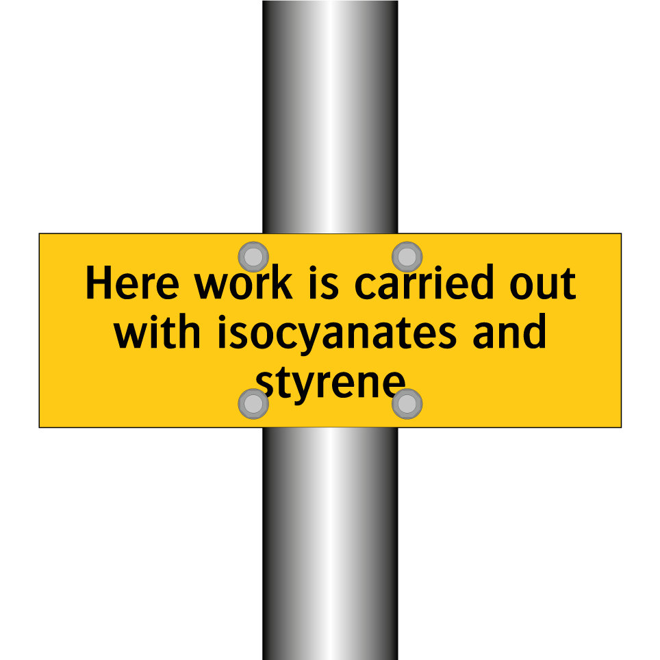 Here work is carried out with isocyanates and styrene