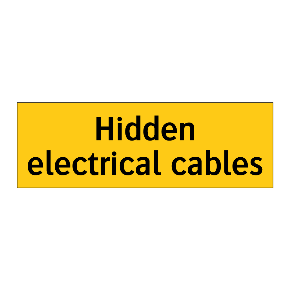 Hidden electrical cables