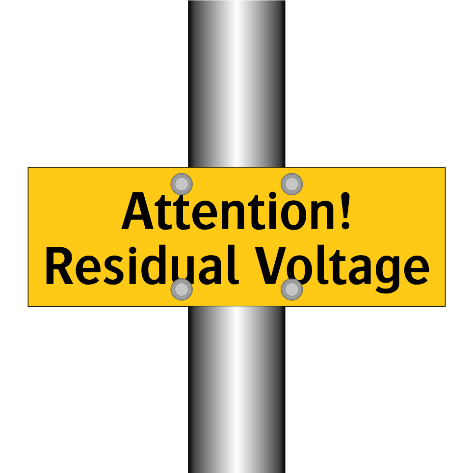 Attention! Residual Voltage