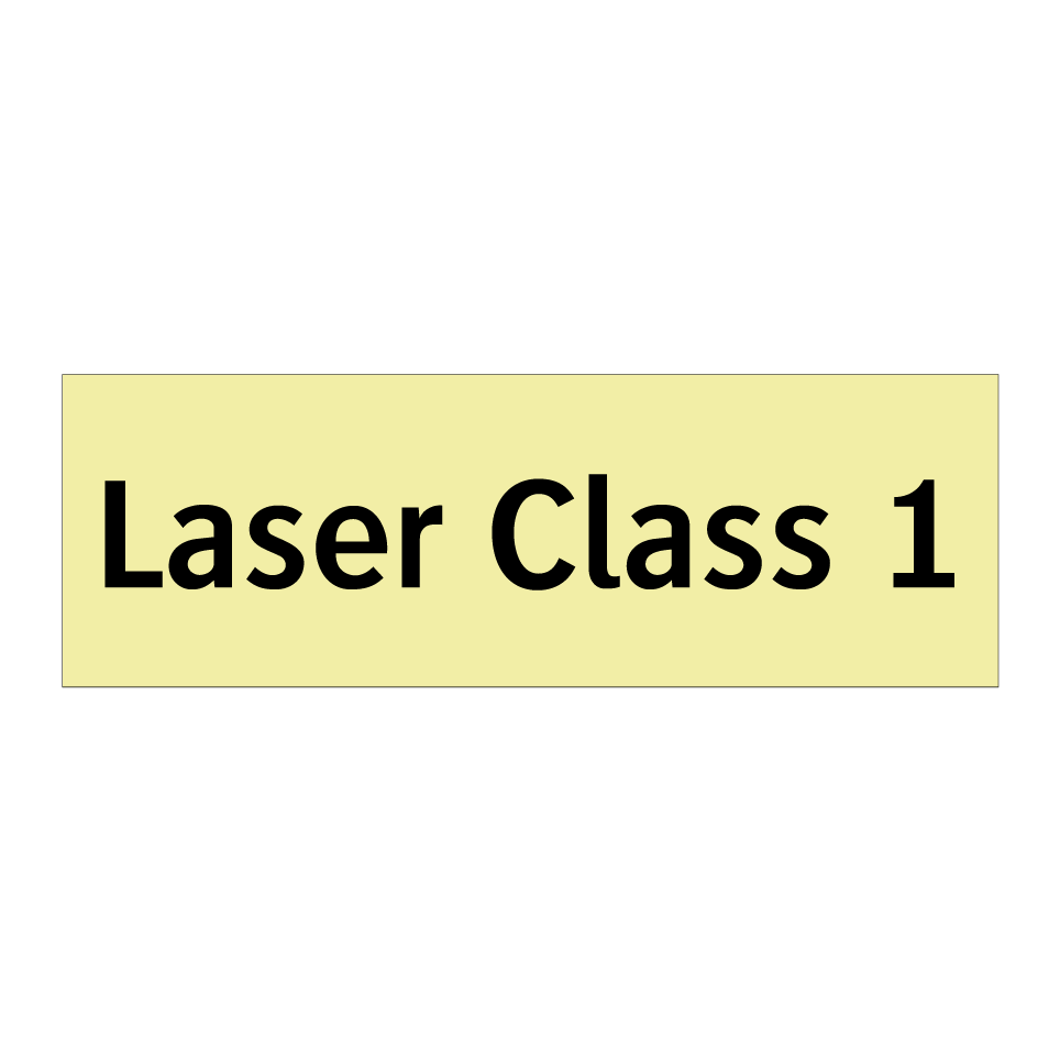 Laser Class 1
