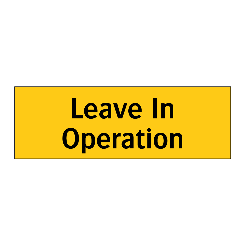 Leave In Operation