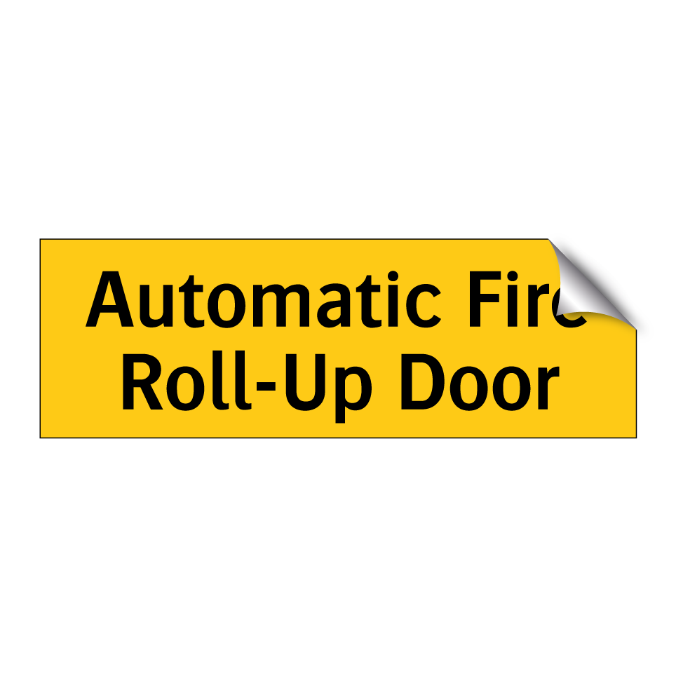 Automatic Fire Roll-Up Door