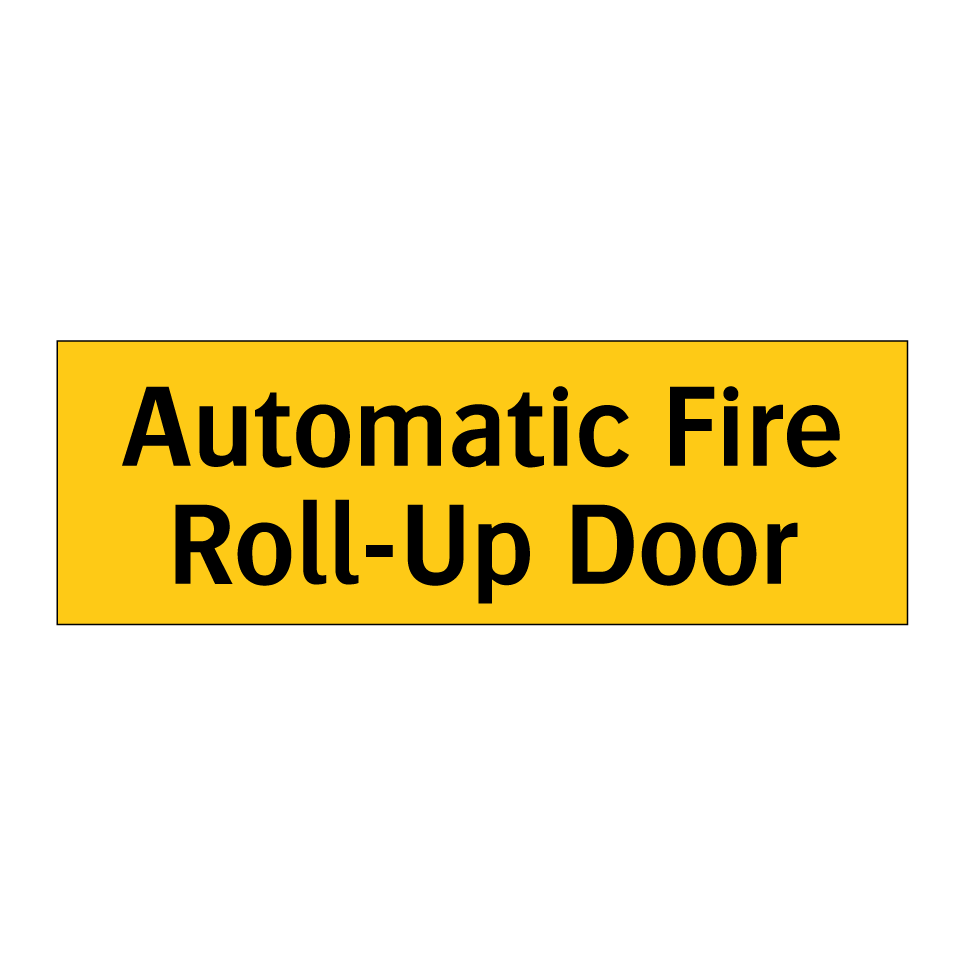 Automatic Fire Roll-Up Door