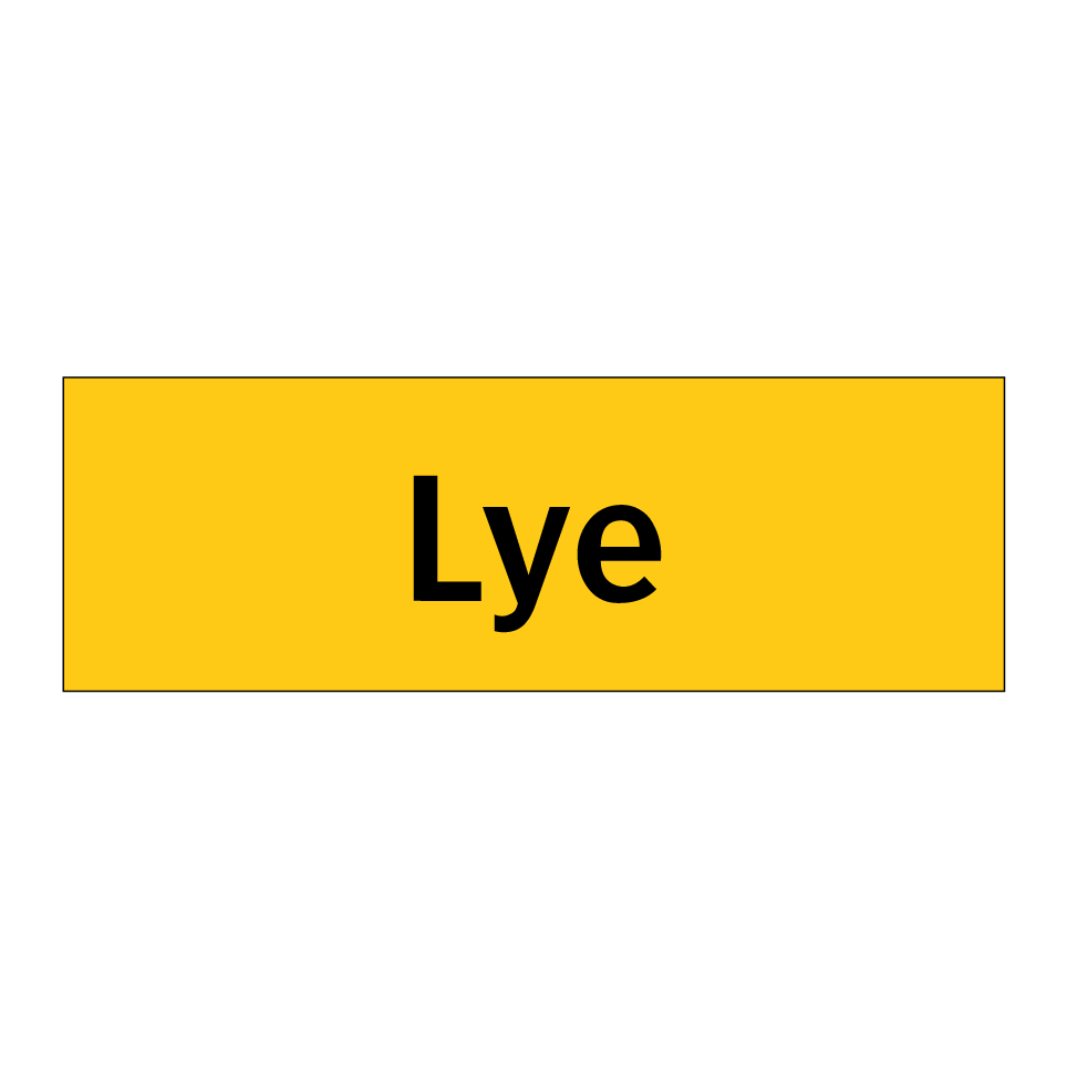 Lye