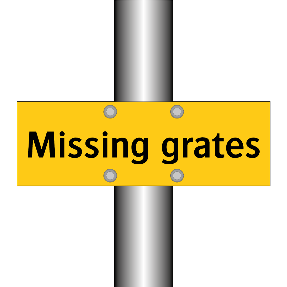 Missing grates