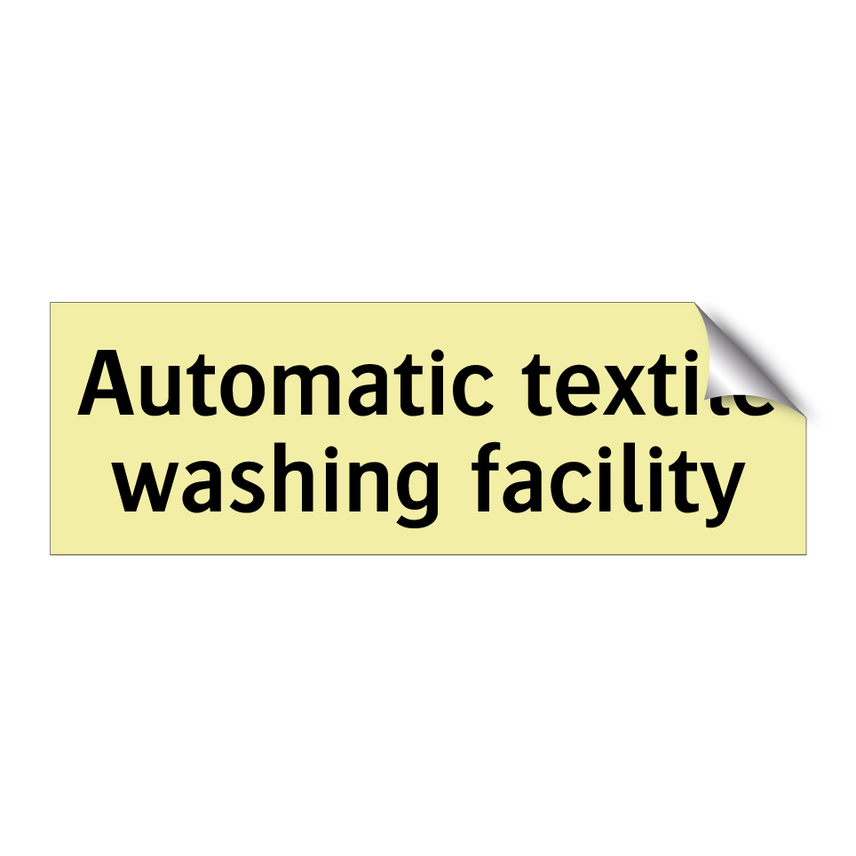 Automatic textile washing facility