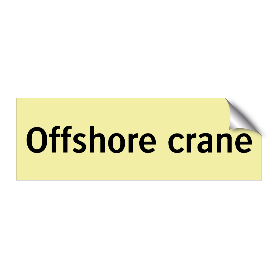 Offshore crane