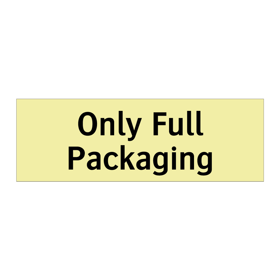 Only Full Packaging